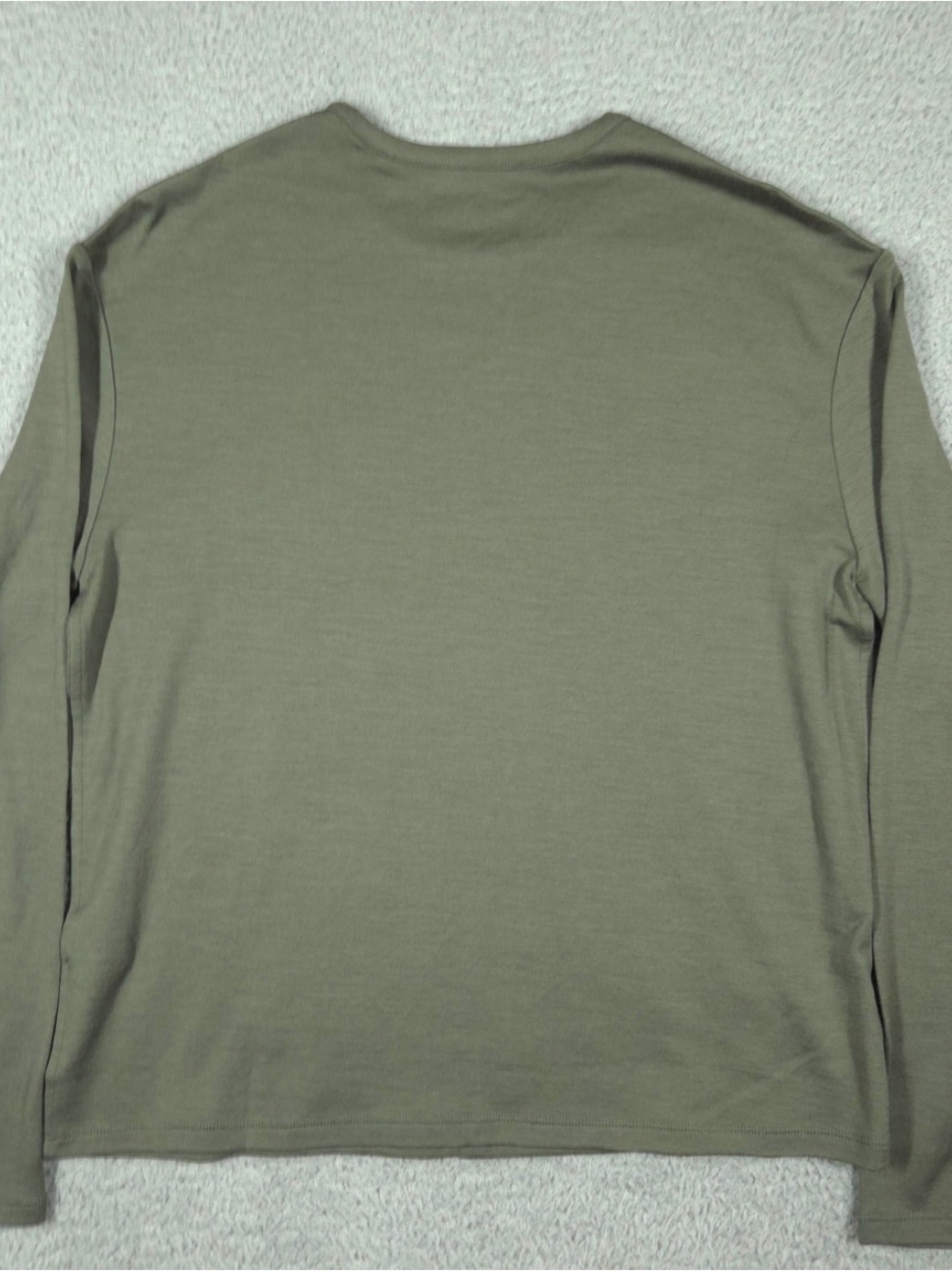 Women’s Long-Sleeve Crew Neck Shirt - Olive - Picture 2 of 7